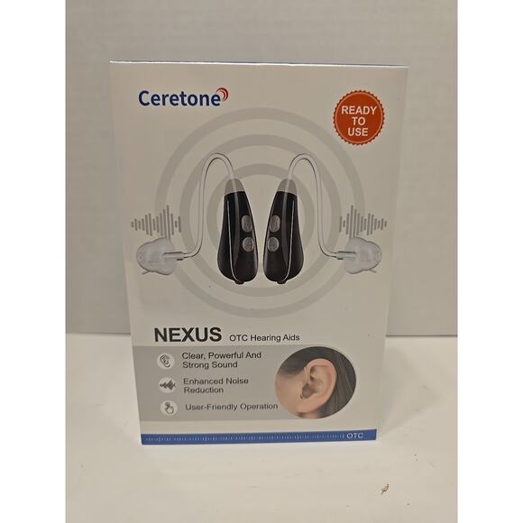 NEW - Ceretone Nexus OTC Hearing Aids CE-D36AT Ready To Use Clear Powerful Sound - Picture 1 of 3